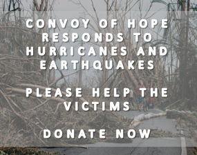 Convoy of Hope Disaster Relief, Hurricane Harvey, Hurrricane Irma, Hurricane Maria, Mexican Earthquake
